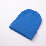 Red Beanie Hat Woolen Cap Autumn and Winter Men and Women Sleeve Cap