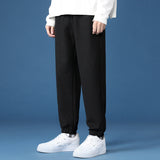 Grey Sweatpants Autumn and Winter Solid Color Loose Trendy Outdoor Casual Men's Pants