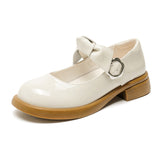 Mary Jane Shoes Summer Retro Shoes Butterfly Skirt