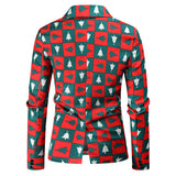 Men Prom Outfits 3D Fun Printing Casual Jacket