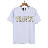 Vlone T Shirt Men'S Clothes Summer Clothes Plus Size Retro Sports Casual Sweatshirts Tshirt Vlone