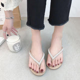Women Open Toe Sandals Flats Plus Size Summer Leisure Sandals Beach Fashion Outerwear