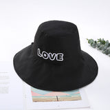 Women Bucket Hat Bucket Hat Sun Shade Embroidery