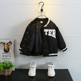 Toddler Boys Jackets Boys' Coat Spring and Autumn Baseball Uniform