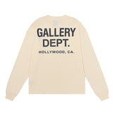Gallery Dept T Shitrs Double Yarn Cotton Long Sleeve T-shirt