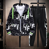Men Jackets Jacket Two-Piece Hooded Loose