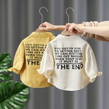 Toddler Boys Sweater Boys' Shirt Autumn Clothing Long Sleeve Jacket