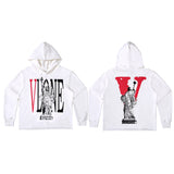 Vlone Hoodie Sweater Men'S Large V Coat Women'S Hooded