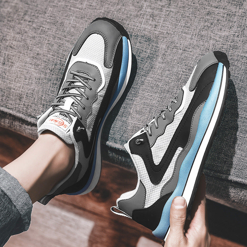 Men's Sneaks & Athletic Jogging Shoes Color Matching Trendy Casual Shoes Fashion Sports Style Men's Shoes