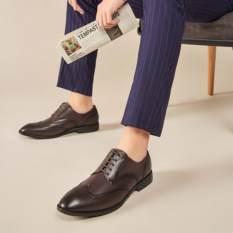 Men's Dress Shoes Classic Leather Oxfords Casual Cushioned Loafer Casual Formal Wear Daily Business Men's Shoes Business plus Size