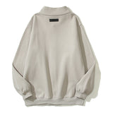 Cardigan Baseball Jacket Autumn and Winter Logo Letter Flocking Zipper Hooded Sweater