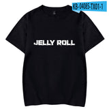 Jelly Roll T Shirt Jelly Roll Name Printed Round Neck Men And Women Same Style