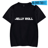 Jelly Roll T Shirt Jelly Roll Name Printed Round Neck Men And Women Same Style