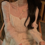 Regency Dress Long-Sleeved Dress Style High-Grade Skirt