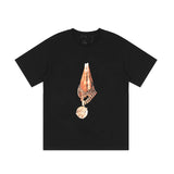 Vlone T Shirt Spring And Summer Large V Printed High Street Short-Sleeved T-Shirt Bottoming Shirt