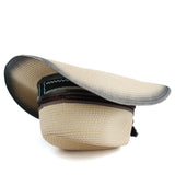 Beth Dutton Hat Gradient Spray Paint Paper Grass Wind Outdoor Sun Hat Sunshade Straw Hat