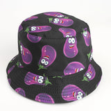 Bucket Hat Fishing Cap Cotton Print Fisherman Hat Printing Men and Women Outdoor Leisure