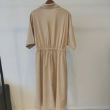 Kendall Jenner Wedding Guest Dress Drawstring Dress