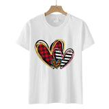 Valentine's Day T Shirt Spring/Summer Short-Sleeved T-shirt Top