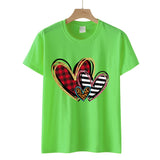 Valentine's Day T Shirt Spring/Summer Short-Sleeved T-shirt Top