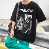 Men T-Shirts Printed Oversize Loose