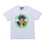 Vlone T Shirt Short Sleeve Women'S Loose Tshirt Men Vlone Style Plus Size Retro Sports