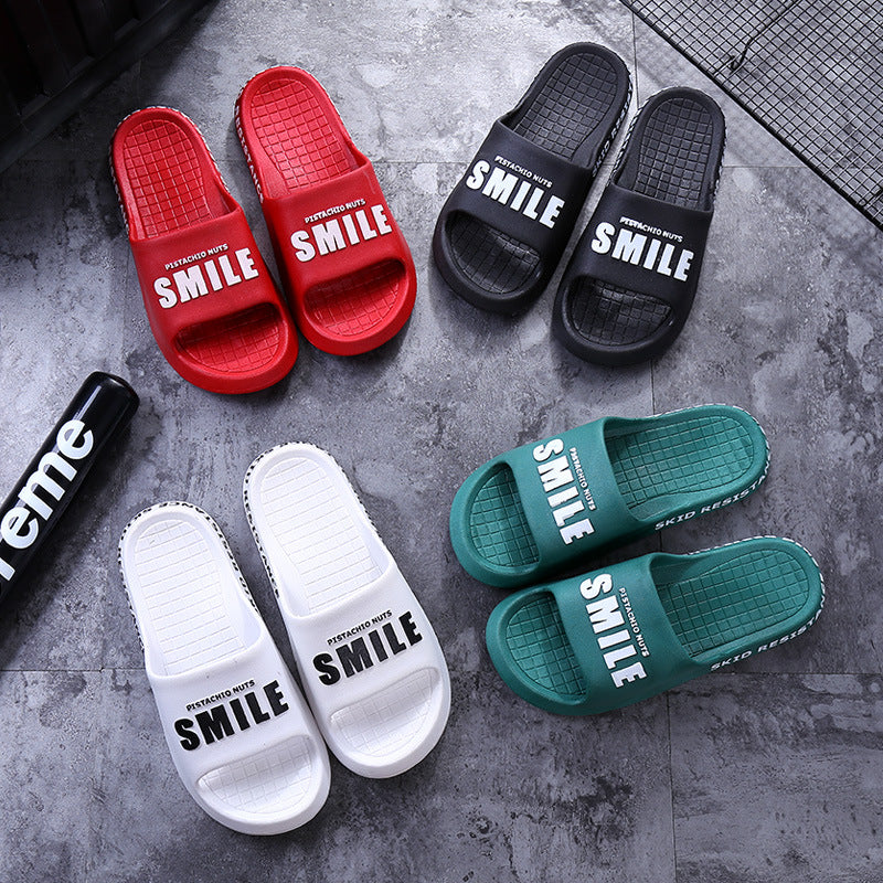 Beach Slippers Slippers Men's Trendy Outdoor Summer Home Non-Slip Bathroom Wear-Resistant Thick Bottom for Outdoors Beach Slippers