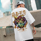 Men T-Shirts Loose Half Sleeve round Neck