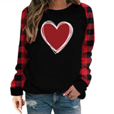 Valentine's Day T Shirt Heart Printing Pattern Valentine's Day T-shirt