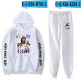 Never Broke Again Hoodie Hoodie Ankle Banded Pants Casual Suit