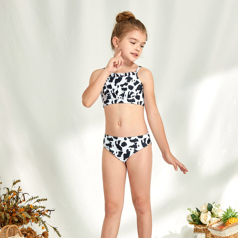 Children Swimsuit Girl's Bikini Summer Backless Sling Swimming Suit