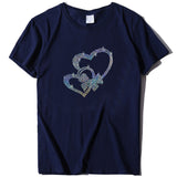 Valentine's Day T Shirt Short-Sleeved T-shirt Summer plus Size Top