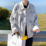 Men Denim Jackets Spring and Autumn Denim Jacket for Men