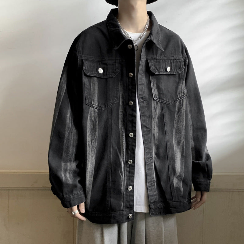 Men Denim Jackets Men's Spring and Autumn Jacket Jacket
