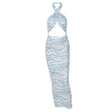 Coachella Music Festival Outfits Long Dress Summer Women's Dress Sexy Cutout Backless Dress