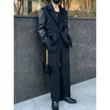 Men's Pants Autumn Men's Loose Casual Patchwork Casual