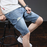 Men Jorts Shorts Men's Summer Baggy Oversized Cropped Pants