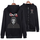 Squid Game Costume Hoodie Casual Zipper Sweater for Men and Women