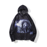 Man Fall Outfits Printed Hoodie Men's and Women's Hip Hop High Street Fashion Brand Style Tops Hoodie