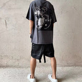 Askyurself T Shirt Loose round Neck Men's and Women's Short Sleeve T-shirt