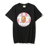 Bathing Ape T Shirt Summer Ape Head Shark Daily Casual Short Sleeve T-shirt