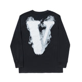 Pop Smoke Vlone Hawk Em Sweatshirt Angel Misty Wings Loose Base Shirt