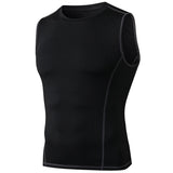Moisture Wicking Tank Top Sports Vest round Neck Tight