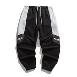 Man Fall Outfis Fleece-Lined Knitting Casual Pants Male Student Warm
