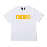 Vlone T Shirt Spring And Summer Big Letter Hip-Hop Street Round Neck Short Sleeve T-Shirt