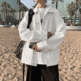 Men Denim Jackets Spring and Autumn Denim Jacket for Male Students