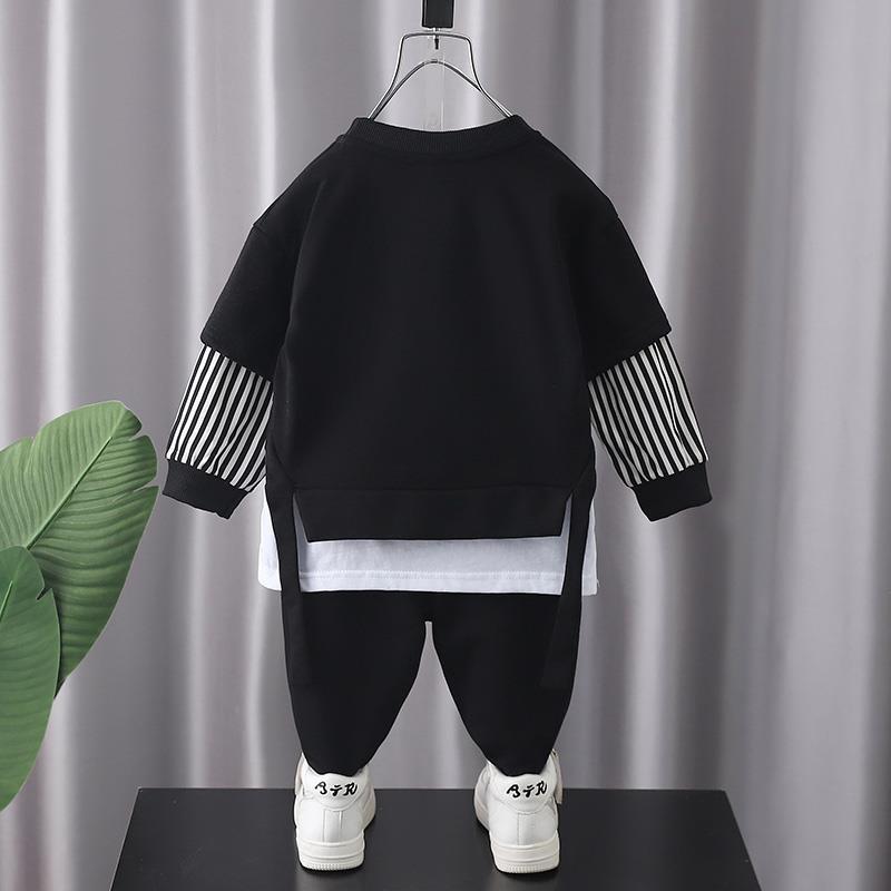 Toddler Boys Sweater Boys Autumn Clothing Western Style Internet Celebrity