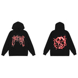 Revenge Hoodie Skull Printed Hoodie