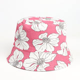Bucket Hat Fishing Cap Cotton Print Fisherman Hat Female Sun-Proof Bucket Hat Fashion Sun Hat