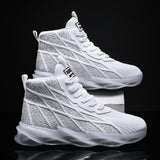 designer Sneaker Shoes Autumn Men's Shoes Breathable High Top Sneakers Fashion Outdoor Running Shoes